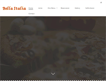 Tablet Screenshot of pizzeria-bella-italia.nl